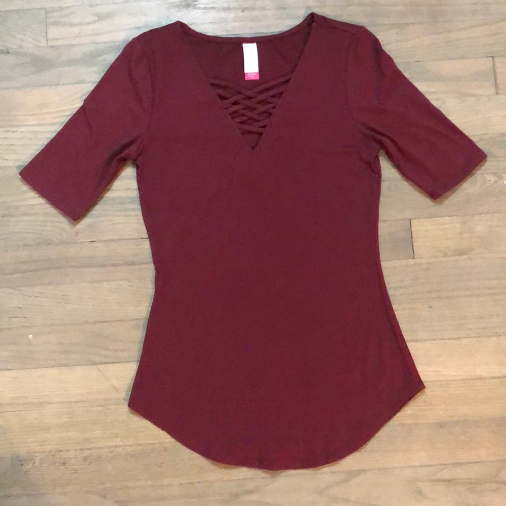 Maroon Quarter Sleeve